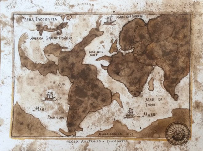 Antique map 1 Image