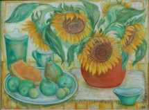 Still Life with Sunflowers